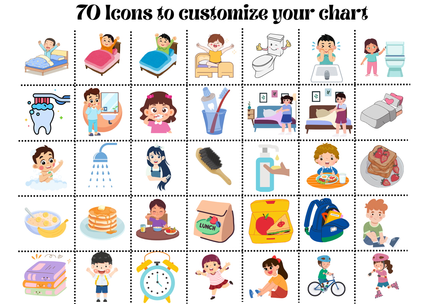The Ultimate Editable Routine Flip Chart