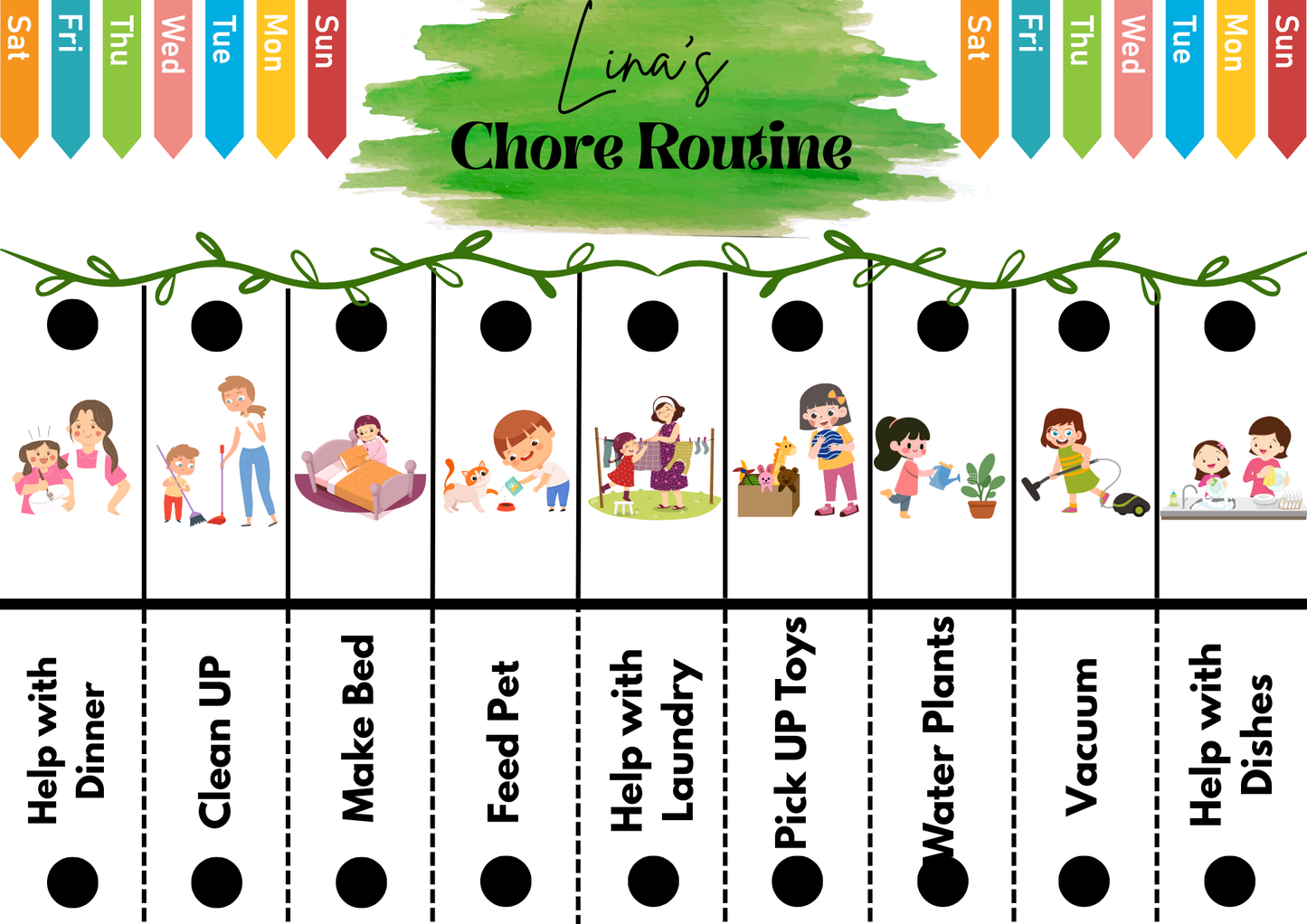 The Ultimate Editable Routine Flip Chart